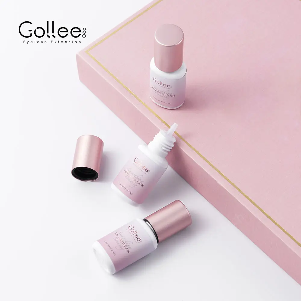 Eyelash Extension Or Extensions - Golee-透明なまつげエクステ接着剤、接着剤つけまつげ、眉毛、ピンク、クリア、カラーまたはブラック