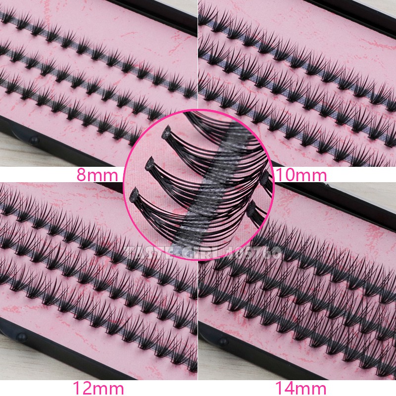 Eyelash Extension Or Extensions - 30 トレイ 57 ノット 20 毛またはテーパードブラック個別つけまつげアイラッシュメイクアップエクステンションキット
