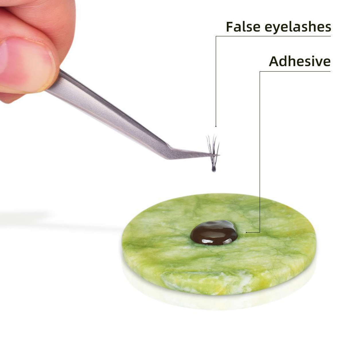 1/2 個まつげ接着剤パレットまつげエクステンションツールピ - Eyelash Extension London のレビューと価格