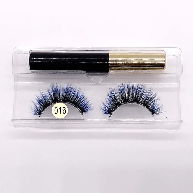 3D 色の磁気まつげセット防水持続自然磁気アイライナー 5  - Eyelash Extension Eyeliner のレビューと価格