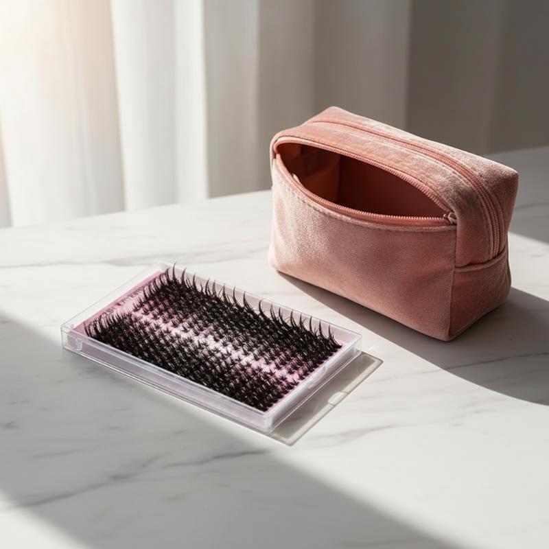 14列DIYまつげエクステクラスター、個々のまつげボリューム - Eyelash Extension Or Extensions のレビューと価格