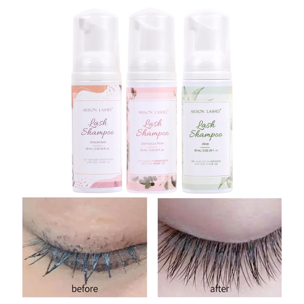 まつげクリーナー60ml,クレンザー,フォーム,シャンプー, - Eyelash Extension Foam Cleanser のレビューと価格