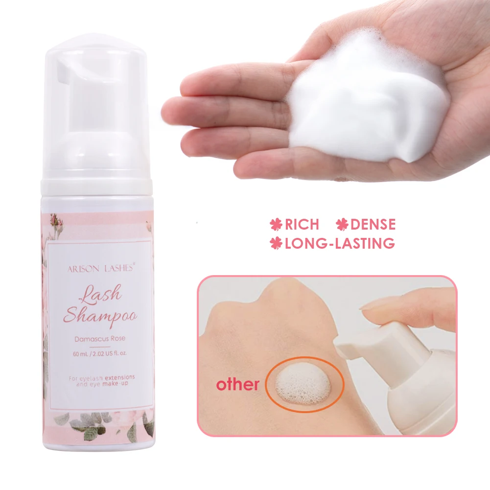 まつげクリーナー60ml,クレンザー,フォーム,シャンプー, - Eyelash Extension Foam Cleanser のレビューと価格