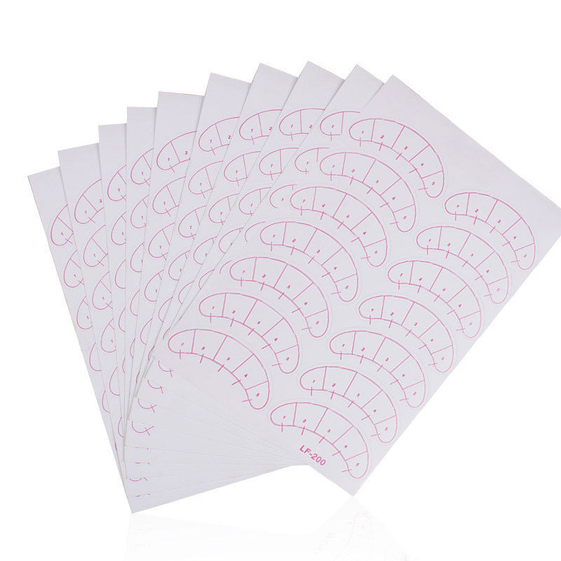 まつげエクステペーパーパッチ,目の下のステッカー,つけまつげ - Lash Mapping Sticker のレビューと価格