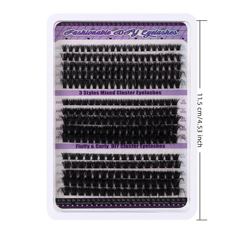 DIYまつげエクステキット 144本入り ソフトフェイクミン - Eyelash Extension Or Extensions のレビューと価格
