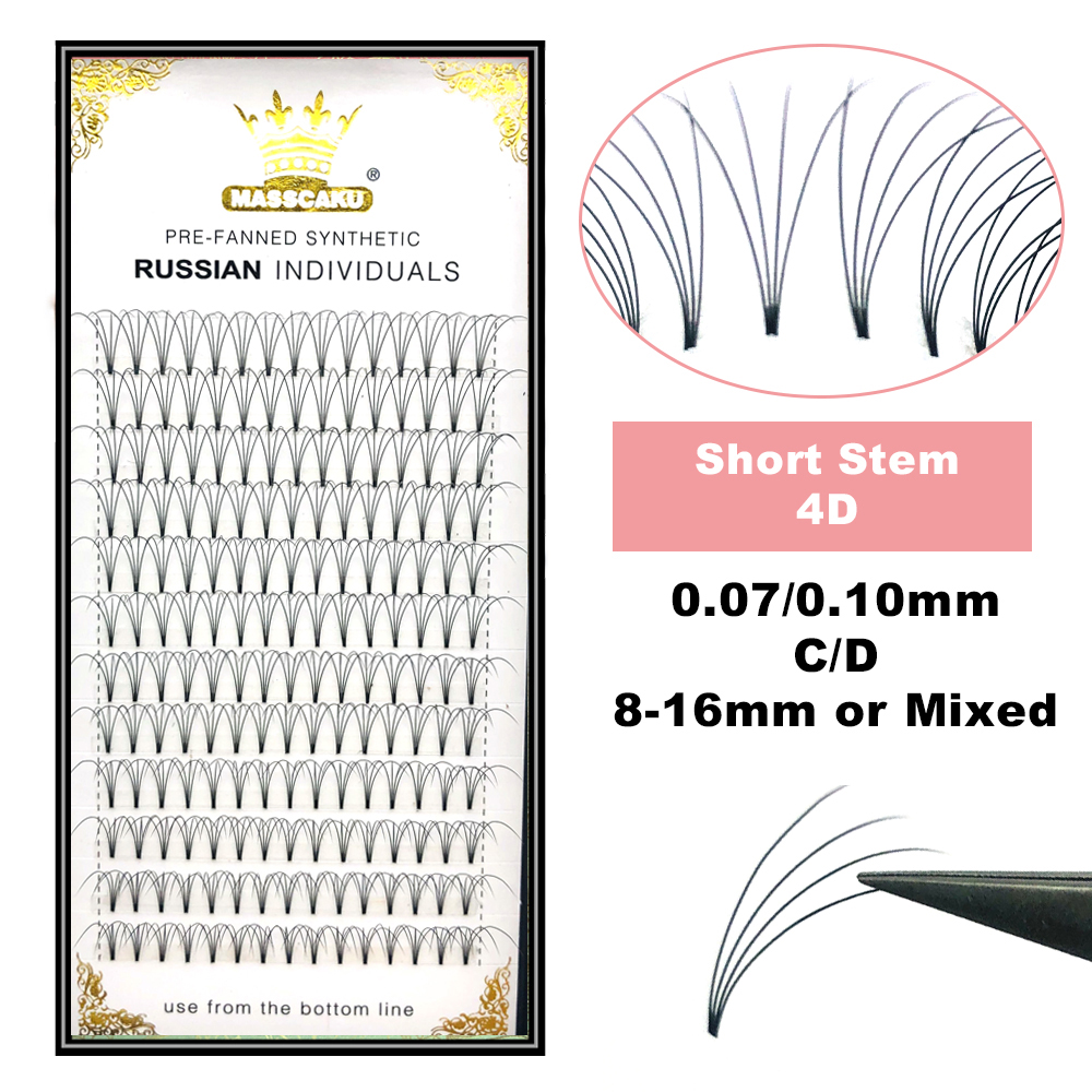卸売12列3D 4D 5D 6Dプレメイドファン ロシアンボ - Eyelash Extension Or Extensions のレビューと価格