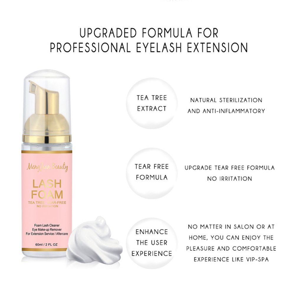 肌触りやシャンプー,つけまつげの発泡剤,天然まつげ洗浄剤,安 - Eyelash Extension Foam Cleanser のレビューと価格