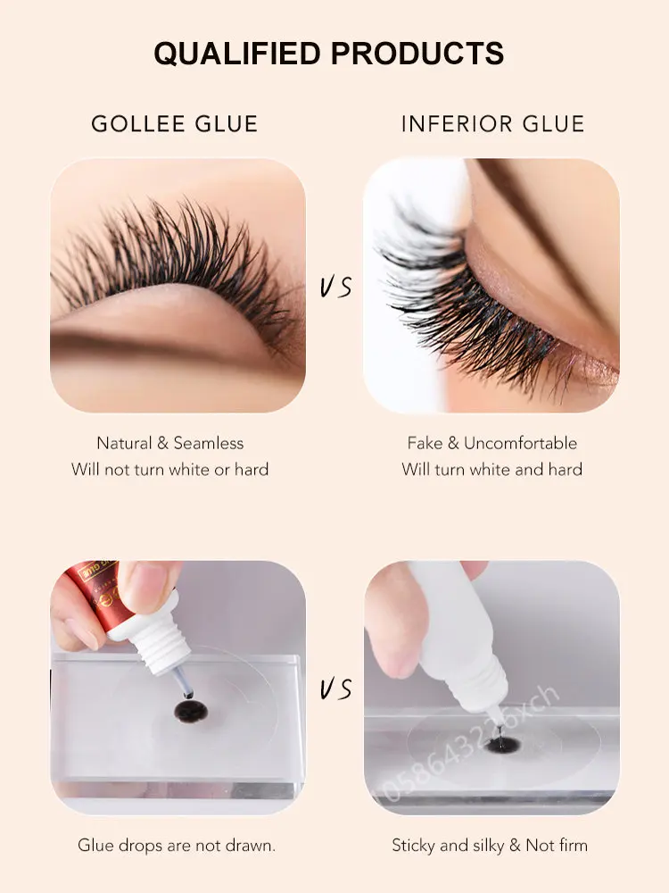 Golee-透明なまつげエクステ接着剤、接着剤つけまつげ、眉 - Eyelash Extension Or Extensions のレビューと価格