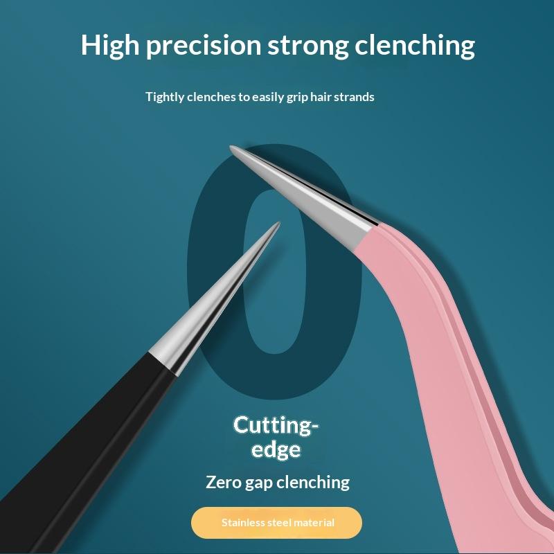 DIYまつげエクステアプリケーターツール2個入り精密ピンセッ - Eyelash Extension Or Extensions のレビューと価格