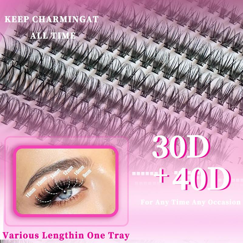 まつげエクステキット ナチュラルカラー ウィスピークラスター - Eyelash Extension Or Extensions のレビューと価格