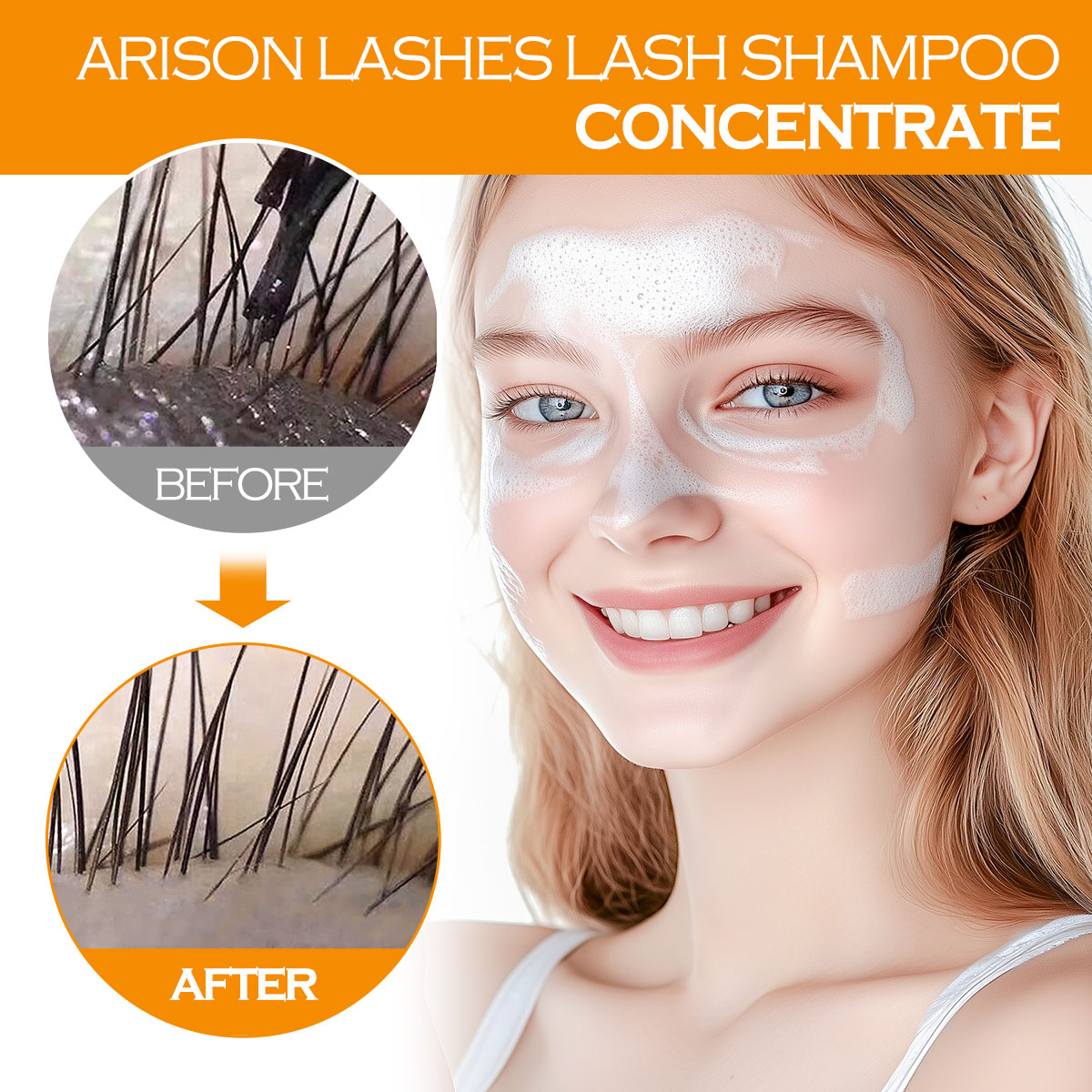 アリソン 100ml まつげシャンプー濃縮液 無刺激 まつげ - Eyelash Extension Foam Cleanser のレビューと価格