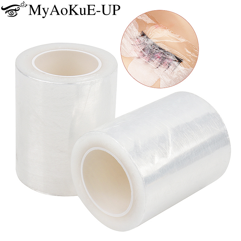 200 メートル/ロールクリアメイクフィルムリップ眉毛タトゥ - Eyelash Extension Repair のレビューと価格