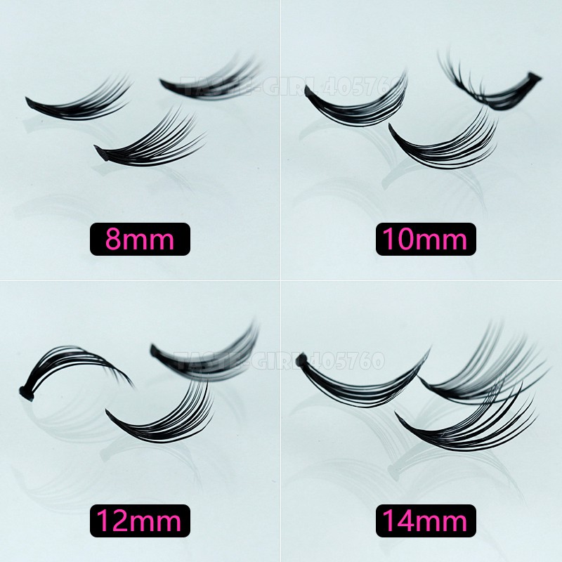30 トレイ 57 ノット 20 毛またはテーパードブラック - Eyelash Extension Or Extensions のレビューと価格